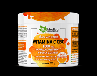 EkaMedica Witamina C CBC pomarańczowa proszek 250g