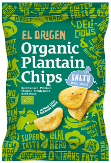 El origen chipsy z plantana solone bezglutenowe bio 80 g