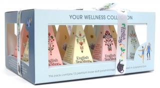 English tea shop kolekcja herbatek owocowo  ziołowych bio piramidki (your wellness  6 smaków) (12 x 2 g) 24 g