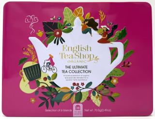 English tea shop zestaw herbat i herbatek codziennych bio w puszce (the ultimate  6 smaków) (36 x 1,96 g) 70,5 g