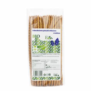 Envoy paluszki orkiszowe pełnoziarniste z makiem bio 150 g
