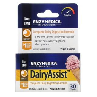 ENZYMEDICA DairyAssist (Wsparcie trawienia nabiału) 30 Kapsułek