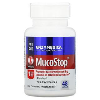 ENZYMEDICA MucoStop (Wsparcie dróg oddechowych) 48 Kapsułek