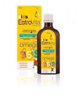 EstroVita Kids (Kwasy Omega dla Dzieci) 150ml Pomarańcz-Banan