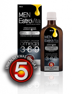 EstroVita MEN (Kwasy tłuszczowe Omega dla mężczyzn) 150ml