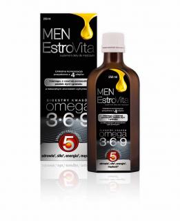 EstroVita MEN (Kwasy tłuszczowe Omega dla mężczyzn) 250ml