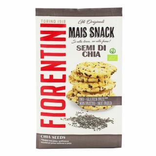 Fiorentini krążki kukurydziane z chia bezglutenowe bio 50 g