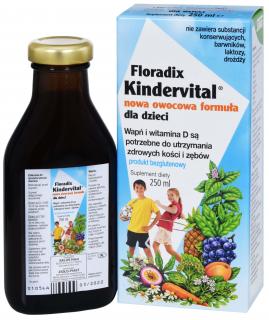 FLORADIX Kindervital (Nowa owocowa formuła dla dzieci) 250ml