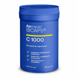 ForMeds BICAPS C 1000 (Wegańska Witamina C) 1000mg - 60 kapsułek