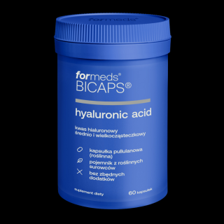 ForMeds BICAPS HYALURONIC ACID (Kwas Hialuronowy) - 60 kapsułek wegańskich