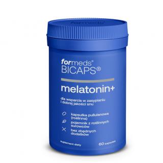 ForMeds BICAPS MELATONIN+ (Melatonina z ekstraktem z Męczennicy cielistej i szyszek chmielu) 60 Kapsułek