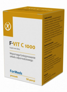 FORMEDS F-Vit C 1000 (Witamina C w Proszku - Wsparcie Odporności) 90g