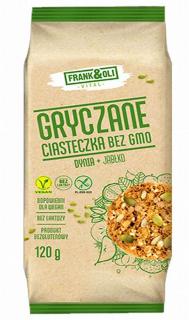 FrankOli Ciastka Gryczane Bezglutenowe Dynia + Jabłko 120g