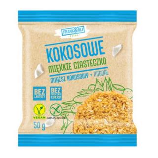 FrankOli Ciastko Miękkie Kokosowe z Migdałami 50g