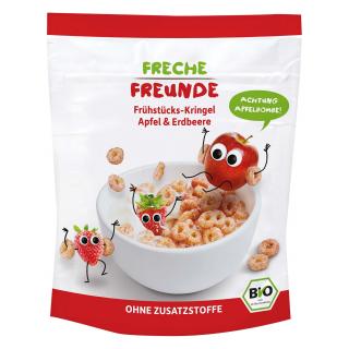 Freche freunde kółka zbożowe jabłko  truskawka od 1 roku życia bio 125 g