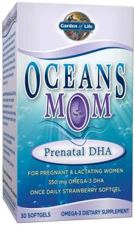 GARDEN OF LIFE Oceans Mom (EPA i DHA dla Kobiet w ciąży i karmiących piersią) 30 Softgels
