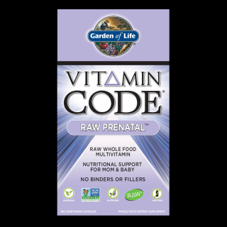 GARDEN OF LIFE Vitamin Code RAW Prenatal (Witaminy dla Kobiet w Ciąży) - 180 kapsułek wegetariańskich