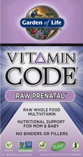 GARDEN OF LIFE Vitamin Code RAW Prenatal (Witaminy dla Kobiet w Ciąży) - 90 kapsułek wegetariańskich