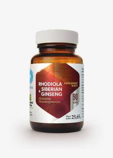 HEPATICA Rhodiola  Siberian Ginseng (90 kaps.)