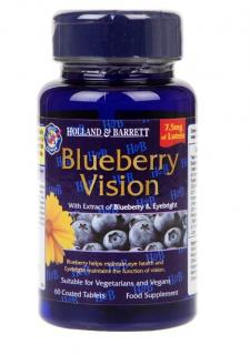 Holland  Barrett Blueberry Vision 60 tabletek