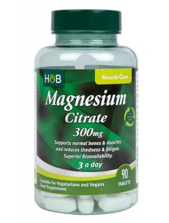 Holland  Barrett Magnez Cytrynian 300mg 90 tabletek