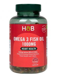 HOLLAND  BARRETT Omega-3 Fish Oil 1000 mg (120 kaps.)