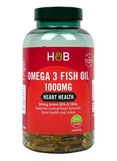 HOLLAND  BARRETT Omega-3 Fish Oil 1000 mg (240 kaps.)