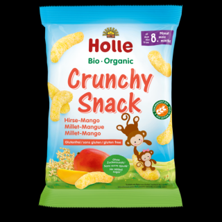 Holle chrupki jaglane o smaku mango bez dodatku cukrów bezglutenowe od 8 miesiąca bio 25 g