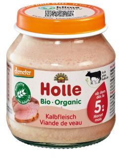 Holle mięso cielęcina bez dodatku cukrów bezglutenowe od 5 miesiąca demeter bio 125 g