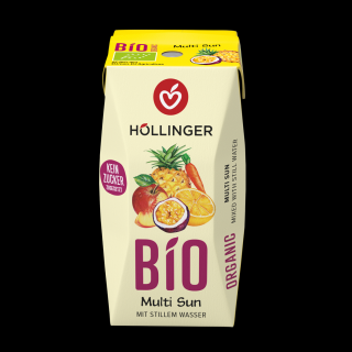 Hollinger nektar wieloowocowy + marchew bez dodatku cukrów (multi sunrise) bio 200 ml