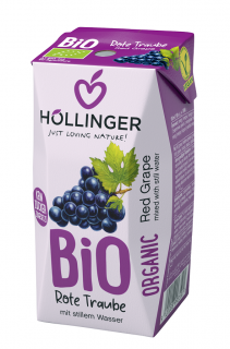 Hollinger nektar z czerwonych winogron bez dodatku cukrów bio 200 ml