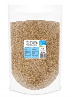Horeca len brązowy (siemię lniane) bio 5 kg