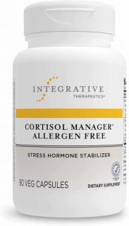 INTEGRATIVE THERAPEUTICS Cortisol Manager Allergen Free 30 Kapsułek wegetariańskich