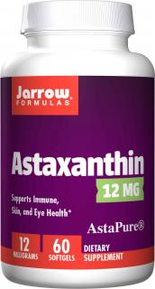 JARROW FORMULAS Astaxanthin 12mg (Astaksantyna) 60 kaspułek żelowych