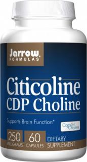 JARROW FORMULAS Citicoline CDP Choline (Cytykolina CDP Cholina - Wspiera Pracę Mózgu) 250mg - 60 kapsułek