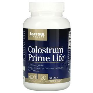 JARROW FORMULAS Colostrum Prime Life 500mg (Kolostrum wołowe, Siara bydlęca) 120 Kapsułek