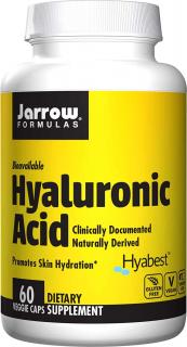 JARROW FORMULAS Hyaluronic Acid (Kwas Hialuronowy) 60 Kapsułek wegetariańskich