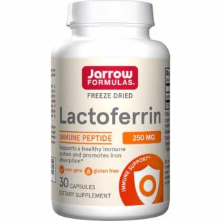 JARROW FORMULAS Lactoferrin 250 mg - Laktoferyna 250 mg (30 kaps.)