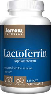JARROW FORMULAS Lactoferrin 250mg (Laktoferyna - Wsparcie Odporności) 60 kapsułek