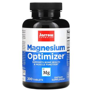 JARROW FORMULAS Magnesium Optimizer (Magnez z Witaminą B6) 200 tabletek wegańskich