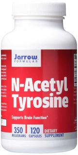 JARROW FORMULAS N-Acetylo Tyrosine 350mg (NALT N-Acetylo Tyrozyna) 120 Kapsułek