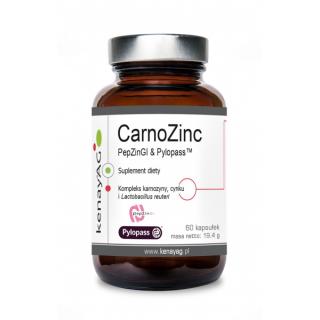 Kenay CarnoZinc PepZinGI  Pylopass 60 kapsułek