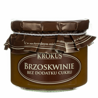 Krokus brzoskwinie bez dodatku cukrów 310 g