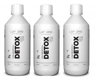 LAB ONE N1 Chlorophyll DETOX (Detoksykacja i dotlenienie organizmu) 3 x 500ml