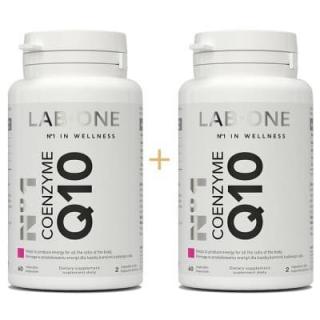 LAB ONE N1 Coenzyme Q10 - CoQ10 (Koenzym Q10 Zestaw 2 Opakowania) - 2 x 60 kapsułek wegańskich