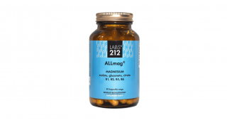 LABS212 ALLmag (3 formy magnezu, Zmęczenie i znużenie) 90 Kapsułek wegańskich