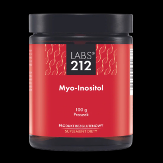 LABS212 Myo-inositol (wspiera umiejętności kognitywne, wsparcie w PCOS i insulinooporności) 100g