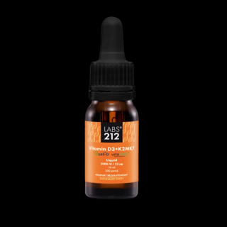 LABS212 Vitamin D3 + K2MK7 Liquid (Witamina D3 + K2MK7 w płynie) 10ml
