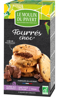 Le moulin du pivert ciastka z dropsami czekoladowymi bio 150 g