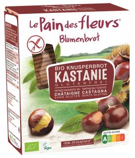 Le pain des fleurs pieczywo chrupkie błonnikowe kasztanowe bezglutenowe bio 150 g